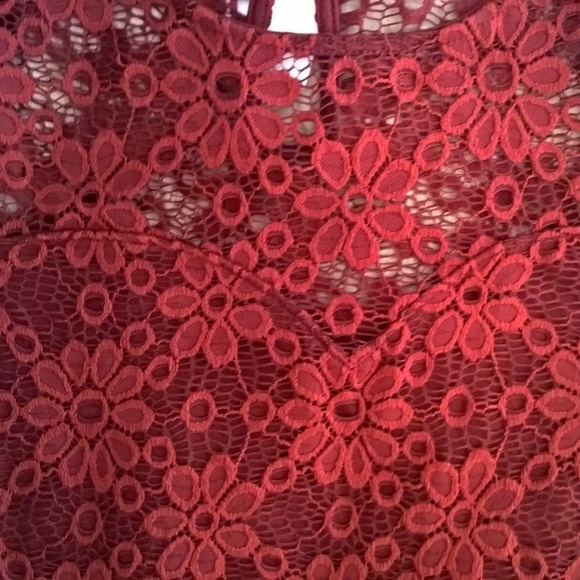 Harlow and Graham Cranberry Body Suit - Picture 2 of 4